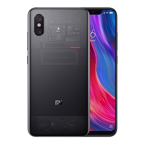 Xiaomi Mi 8 Explorer Edition Dual SIM 128 GB negro transparente 8 GB RAM