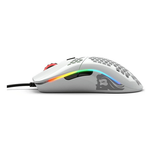 Mouse gamer de juego Glorious  Model O Minus glossy white