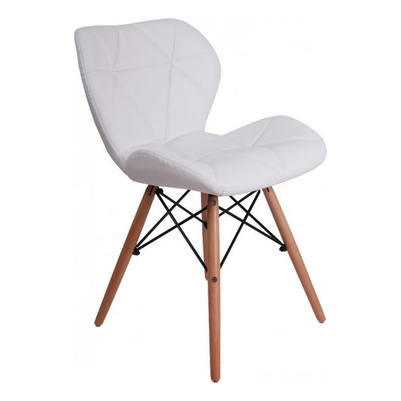 Silla De Diseño Eames Acolchonada Capitoneada - Homeshop