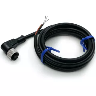 Cabo Conector M12 P/ Sensores Ângulo 90° Pnp 4 Fios (5m)