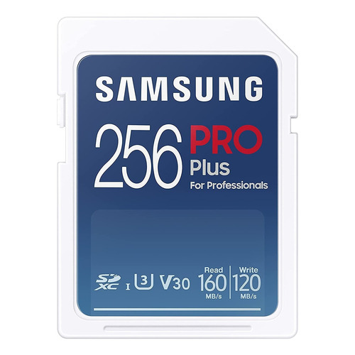 Tarjeta De Memoria Samsung Pro Plus 256gb - Sdxc 160 Mb/s 4k