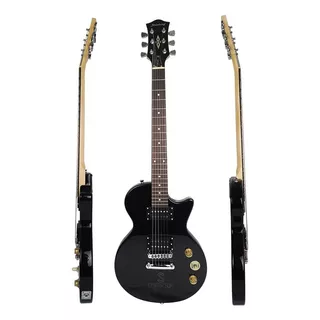 Guitarra Elétrica Strinberg Lps Series Lps200 De  Tília Black Brilhante Com Diapasão De Pau-rosa