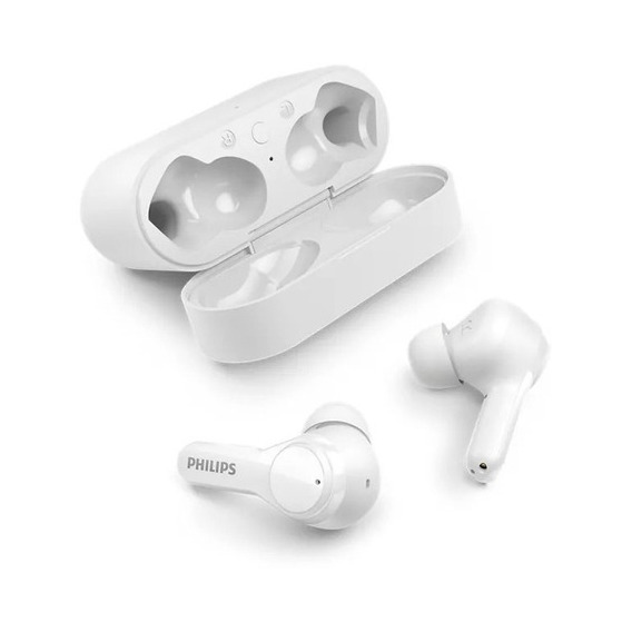 Auriculares Philips Tat3217wt/00 Bluetooth Ipx5 26hs 2 Mic Color Blanco