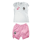 Conjunto Blusa E Short Infantil Do Vasco Licenciado