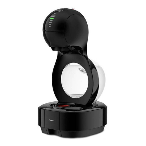 Cafetera Nescafé Moulinex Dolce Gusto Lumio automática negra para cápsulas monodosis 220V