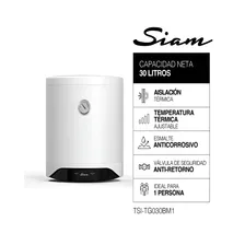 Termotanque Eléctrico Siam Tsi-tg030bm1 30l Blanco