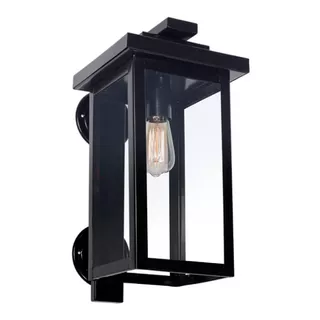 Farol Rectangular Para Exterior De Pared Faroluz 1108/ng