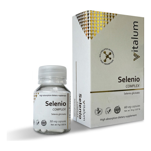 Vitalum Selenio Complex X 30 Capsulas Sabor Sin sabor