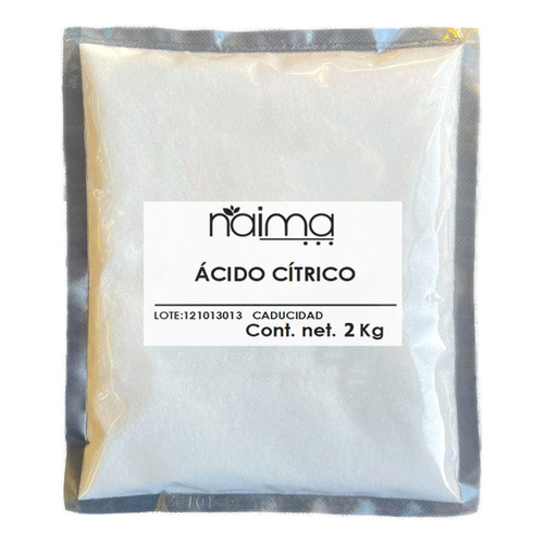 Acido Cítrico 2 Kilogramos Para Alimentos
