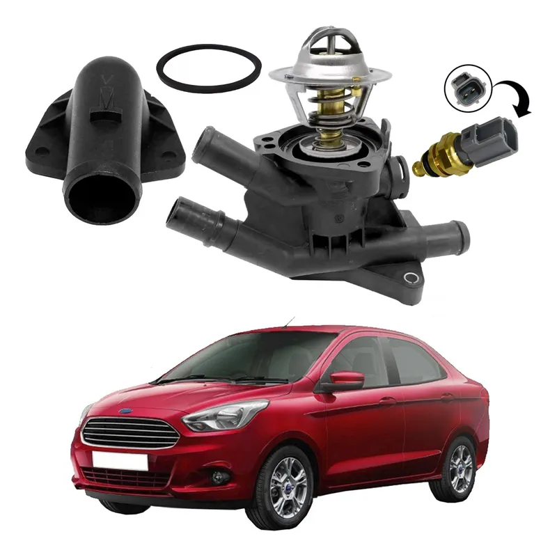 Carcaça Valvula Termostática Ka Sedan 1.0 12v 2014 A 2017