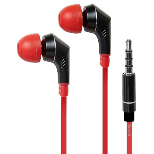 Isound Audifono In Ear Em-100 Color Red Color de la luz Rojo