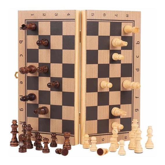 Ajedrez Tablero De Madera Ajedrez Set Juego De Mesa