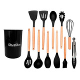 Kit Utensilios De Cozinha 12 Peças Completo Silicone