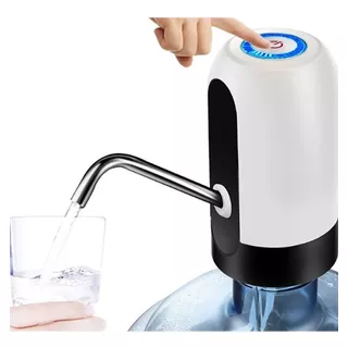 Dispensador De Agua Para Bidón, Electrónico, Cargador Usb Ci Color Blanco Y Negro