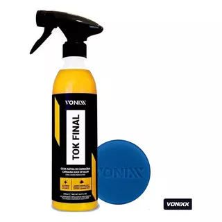 Kit Cera Carnaúba Proteção Automotiva Tok Final 500ml Vonixx