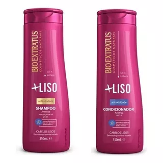 Kit Mais Liso Antifrizz Shampoo E Condicionador Bio Extratus
