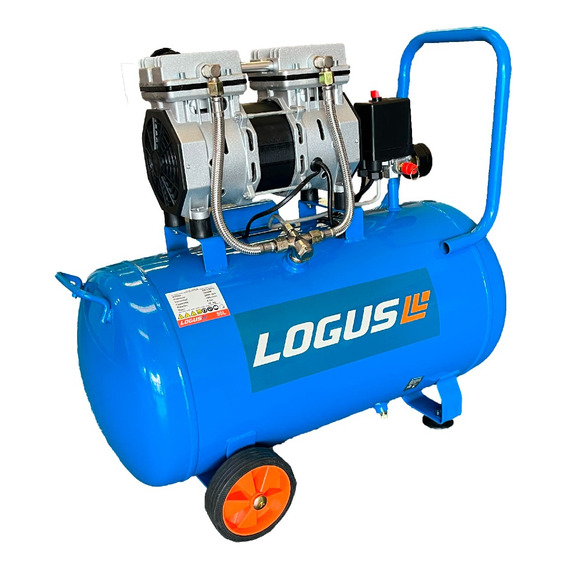 Compresor de aire eléctrico portátil Logus CLOF150050 monofásico 50L 1500W 220V 50Hz azul