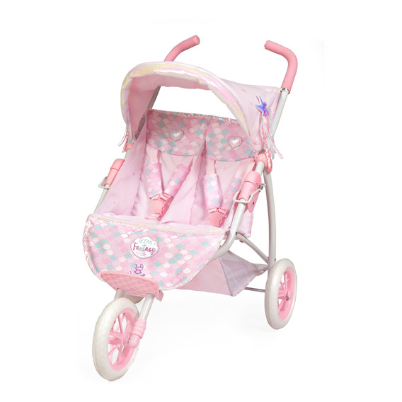 Coche De Muñecas Gemelos Plegable De Cuevas Bebes Niños Ax ®