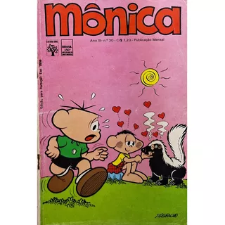 Hq Gibi Mônica Nº30 Out 1972 Edit Abril Original Raro Ótimo!