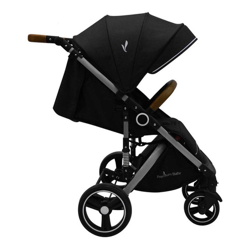 Cochecito de paseo Premium Baby Travel system Tuts Pro bordó con chasis color plateado