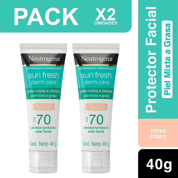 Pack X2 Neutrogena Derm Care Claro