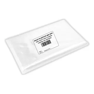Saco Plástico Transparente Bd 10x15x0,06 Aprox 1.111 Un 1kg