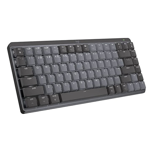 Teclado mecánico inalámbrico Logitech Mx Mechanical Mini Gray Idioma inglés EE. UU.