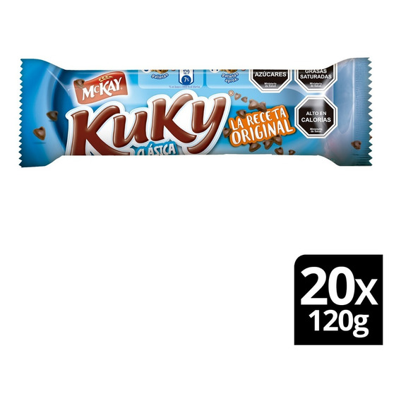 Galleta Chip Kuky® Clásica 120g Pack X20