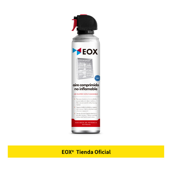 Aire Comprimido No Inflamable Air Duster Eox 283 Gramos