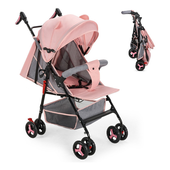 Carriola Para Bebés Plegable Carreolas Bastón Con Portable