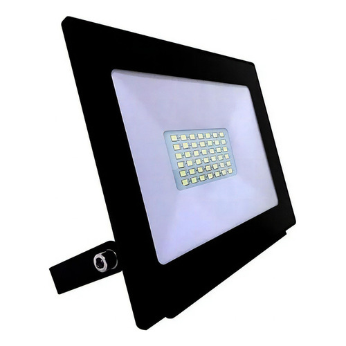 Reflector Proyector Led 30w Interelec Ip65 Luz Dia Exterior Color de la carcasa Negro Color de la luz Blanco frío 220V