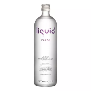 Vodka Tridestilada Liquid Garrafa 950ml