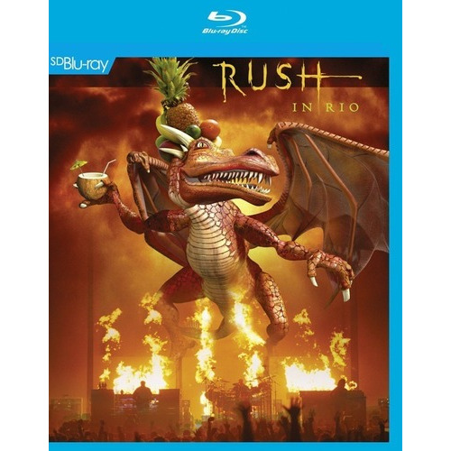 Rush Rush In Rio Blu-ray Importado Nuevo Cerrado En Stock