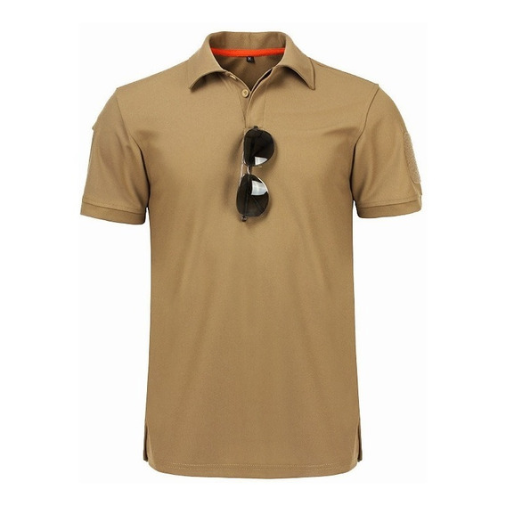 Playera Polo Hombre Slim Manga Corta Casual Táctico Militar