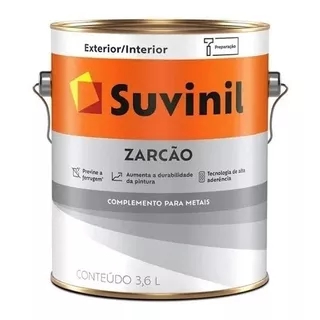 Fundo Protetor Para Ferros E Metais Zarcão 3,6 L Suvinil