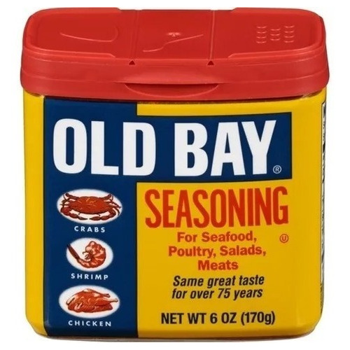 Old Bay Seasoning Sazonador Para Mariscos Americano 170g 