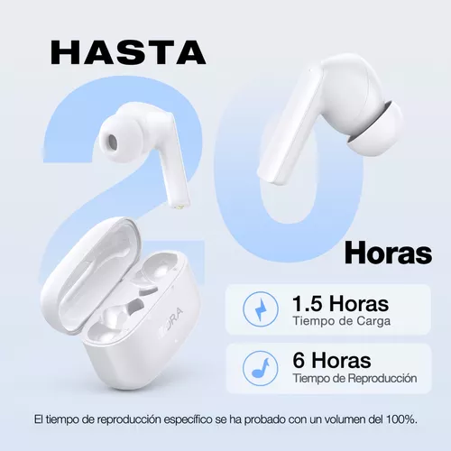 Audífonos In-ear Inalámbricos, Audifonos Bluetooth 5.3 Auriculares  Inalámbricos In-Ear Audífonos con Micrófono 1Hora Aut203