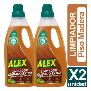 Alex Limpiador Para Pisos De Madera 750 Ml Pack 2 Unidad