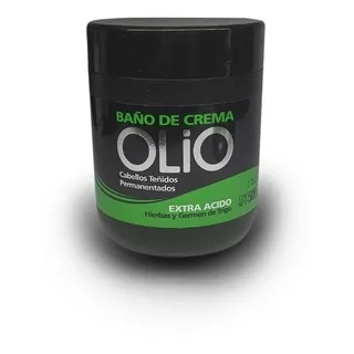 Baño De Crema Extra Acido Cabellos Teñidos Olio X 500gr