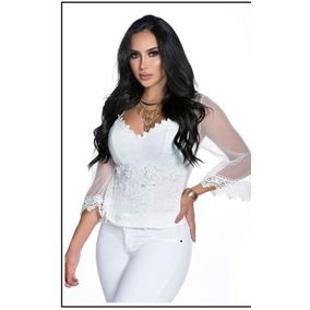 Blusa Blanca Manga Tres Cuartos - Ropa y Accesorios en Mercado Libre ... Blusa Blanca Manga Tres Cuartos - Ropa y Accesorios en Mercado Libre ...