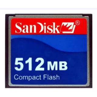 Cf Cartão Compact Flash Sandisk 512mb 15mb/s