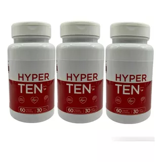 3 Hyper Ten 60 Cápsulas - Fórmula Premium - Aprovado Anvisa