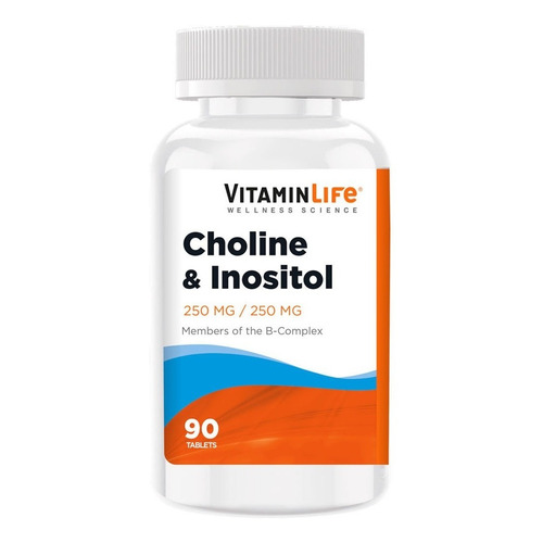 Choline & Inositol - Vitamin Life - 90 Tabletas