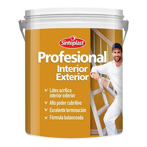 Sinteplast Profesional látex interior/exterior 20L 1 unidad blanco