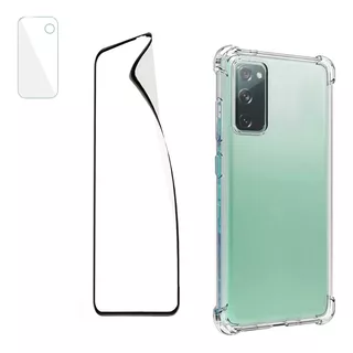 Carcasa Para Samsung S20 Fe + Lamina Ceramica + Glass Camara