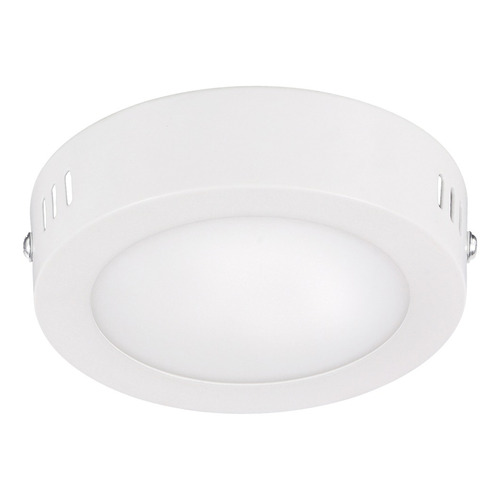 Luminario Led Sobreponer Redondo 6 W Surtek Color Blanco