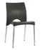 Silla de comedor Garden Life Boston color negro