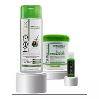 Kit Shampoo Keramix  Crece Pelo + Mascarilla + Ampolla