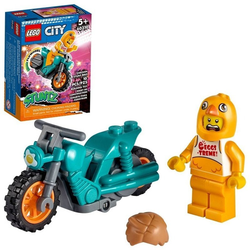 Kit Lego City Moto Acrobática Pollo 60310 10 Piezas 3+