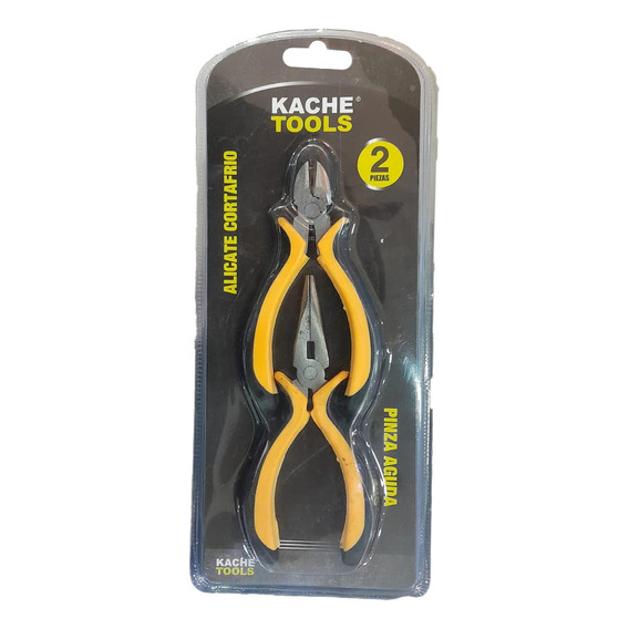 Juego Alicate 4.1/2 Cortafrio + Pinza Aguda Kache Tools Ue:1